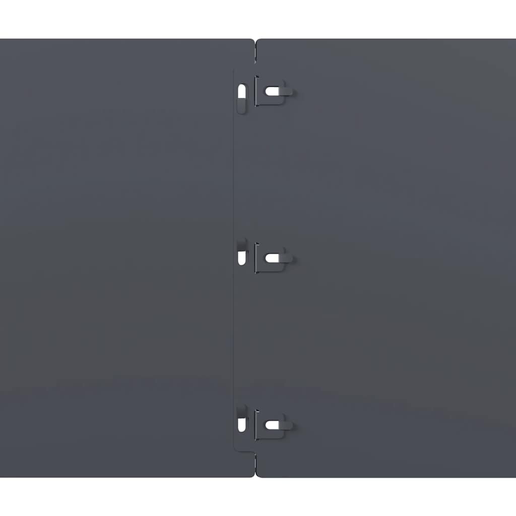 Plenkanter 10 stk antrasitt 25x103 cm kaldvalset stål