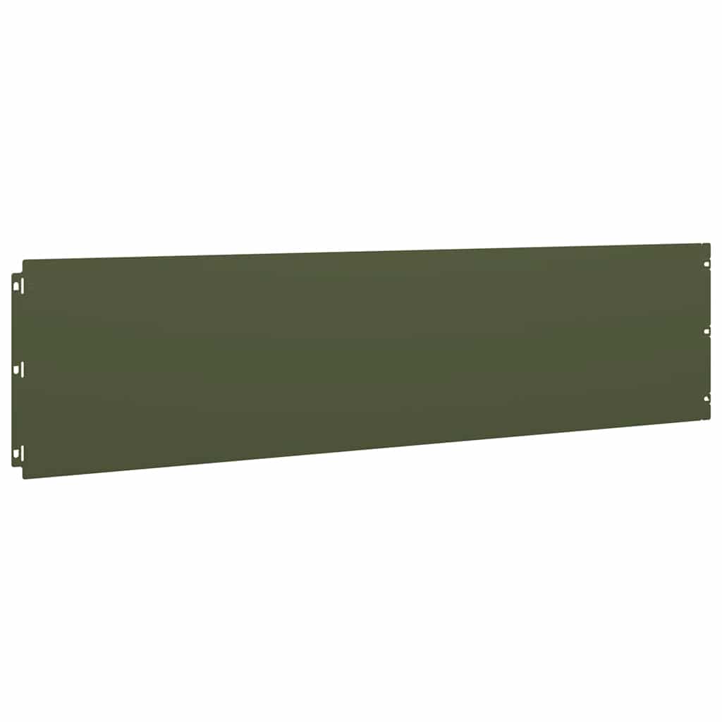 Plenkanter 10 stk olivengrønn 25x103 cm kaldvalset stål