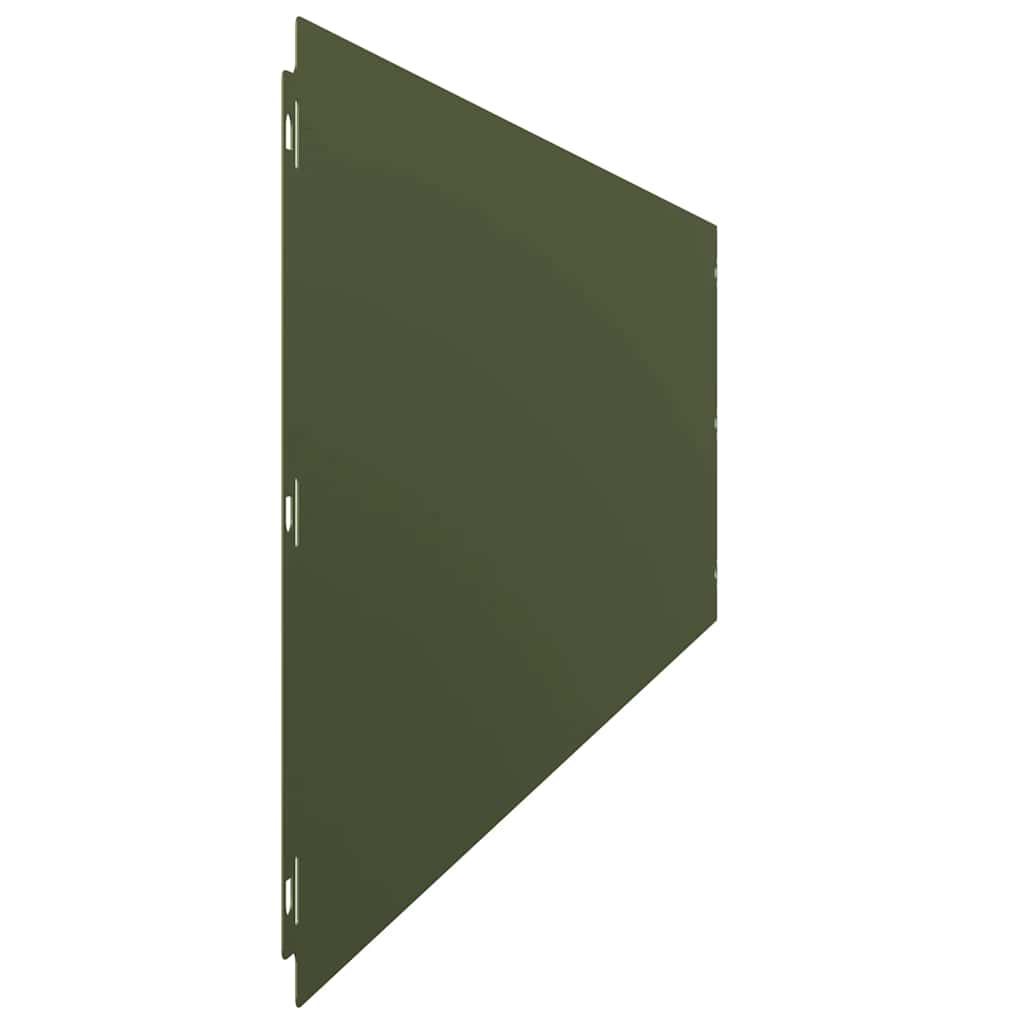 Plenkanter 20 stk olivengrønn 25x103 cm kaldvalset stål