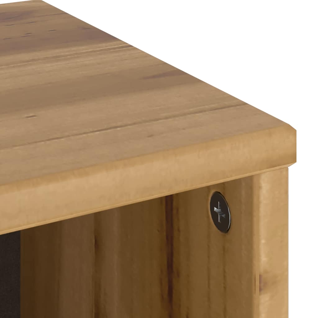 Sideskap ODDA 40x24x79 cm heltre furu