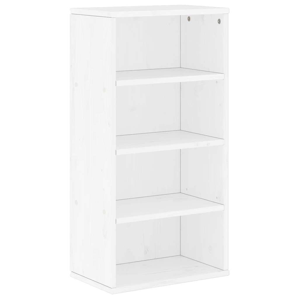 Sideskap ODDA hvit 40x24x79 cm heltre furu