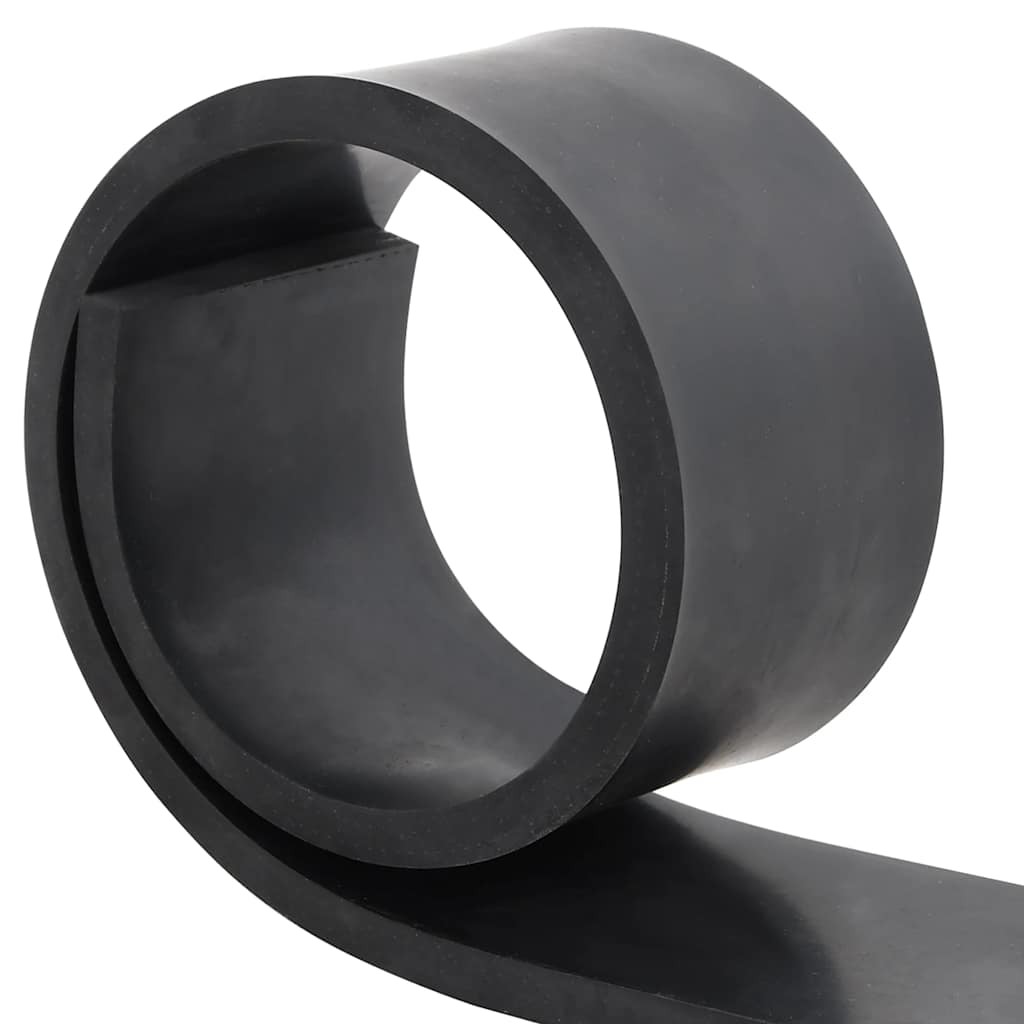 Gummikant for snøplog svart 120x8x1 cm