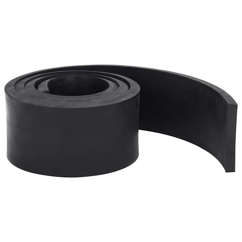 Gummikant for snøplog svart 150x10x1 cm