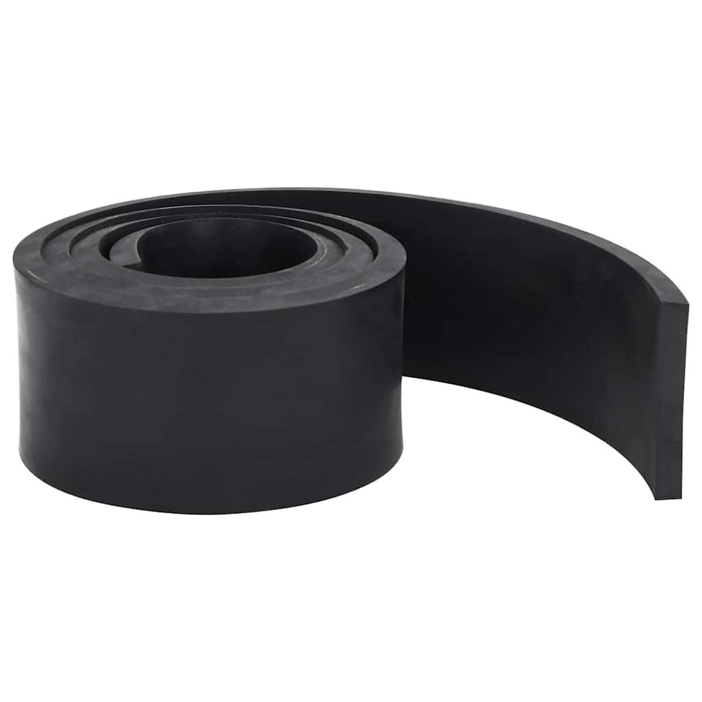Gummikant for snøplog svart 180x10x1 cm