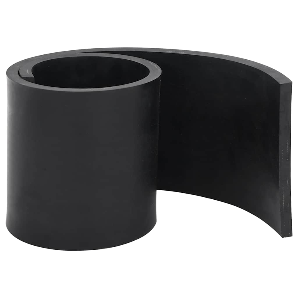 Gummikant for snøplog svart 120x15x1 cm