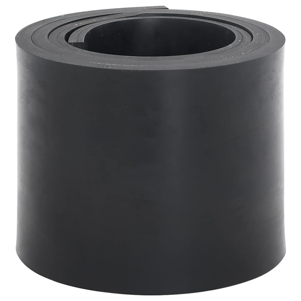 Gummikant for snøplog svart 200x15x1 cm