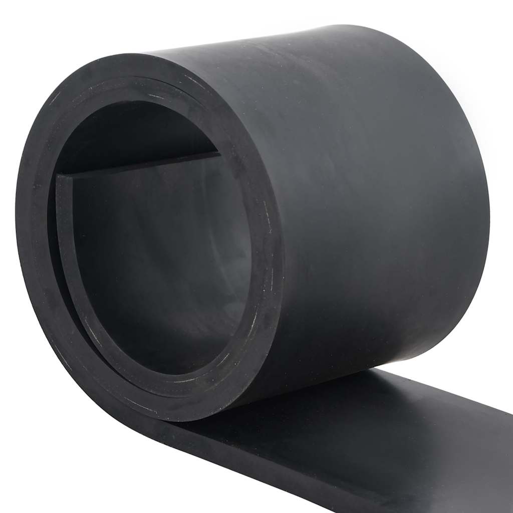 Gummikant for snøplog svart 200x15x1 cm
