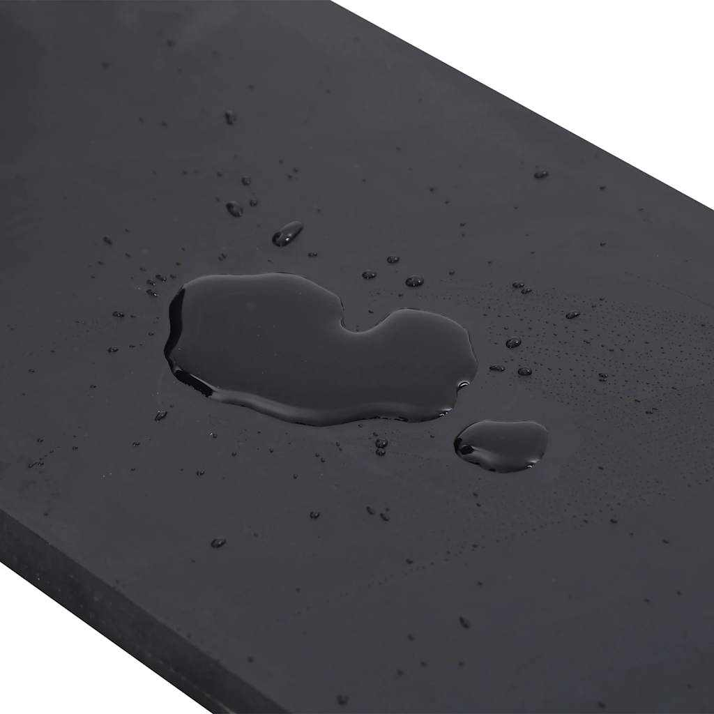 Gummikant for snøplog svart 200x15x1 cm