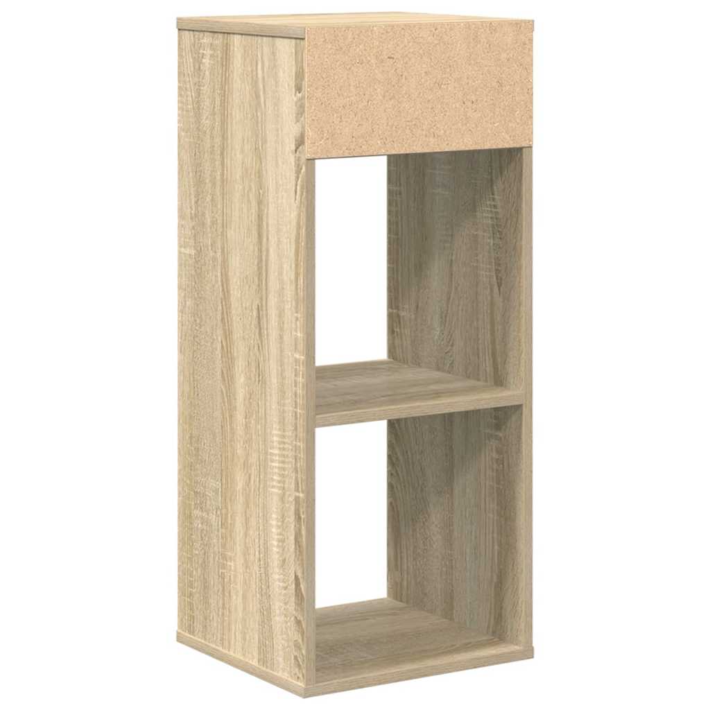 Bokhylle sonoma eik 34x31x80 cm konstruert tre vidaXL