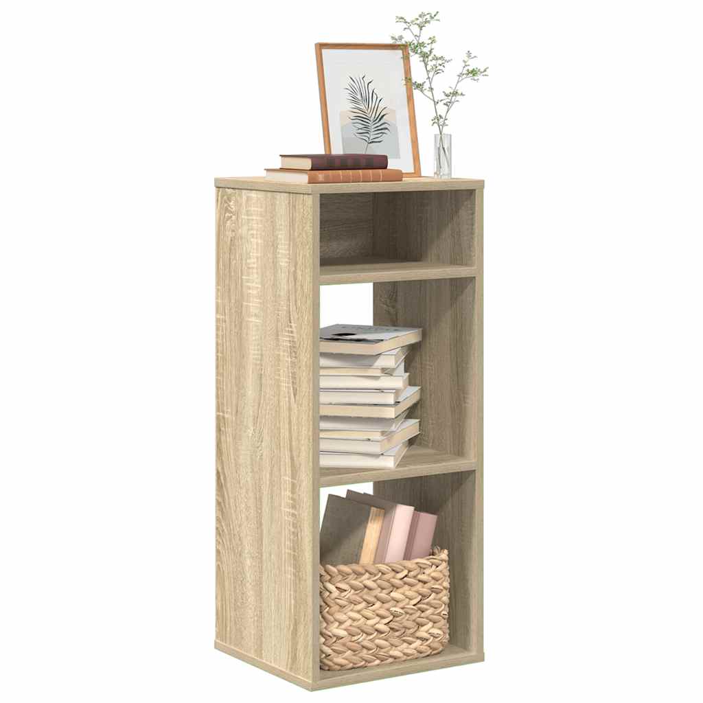 Bokhylle sonoma eik 34x31x80 cm konstruert tre vidaXL