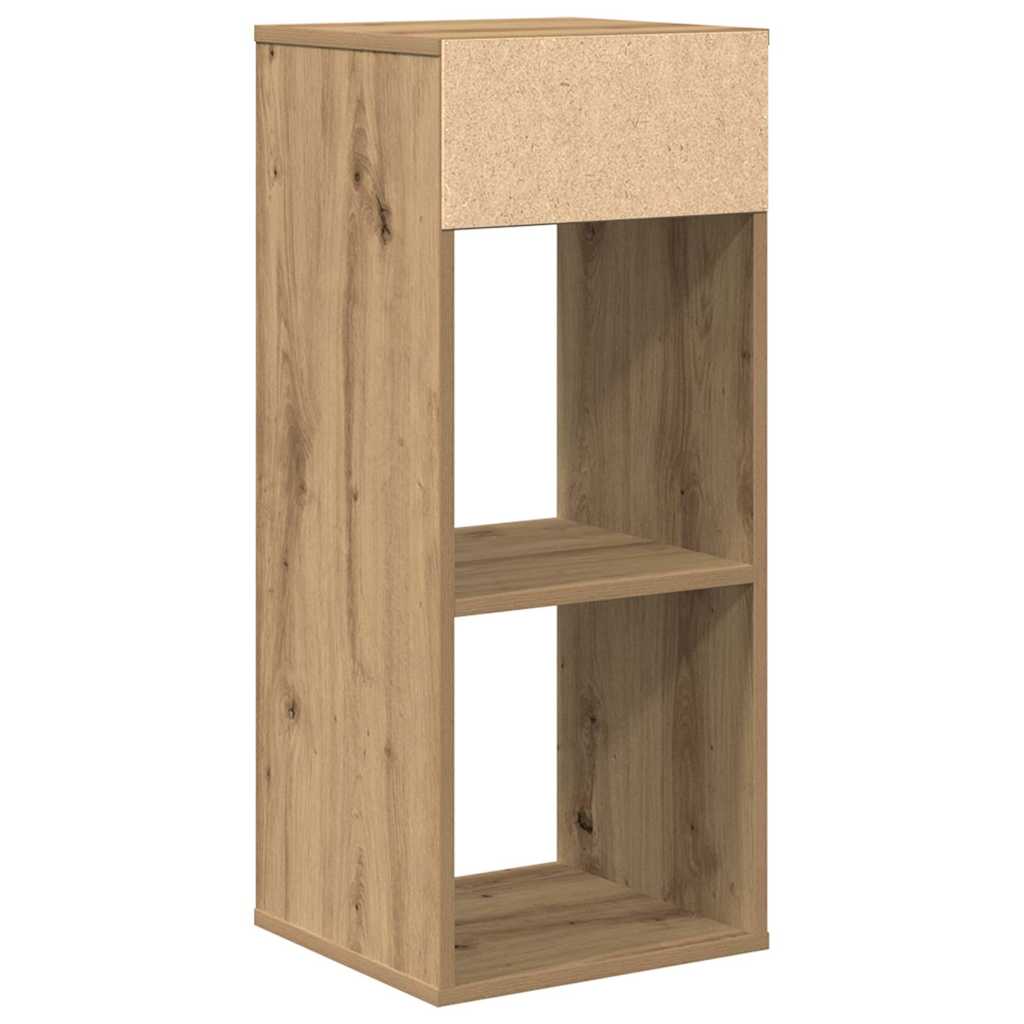 Bokhylle artisan eik 34x31x80 cm konstruert tre vidaXL