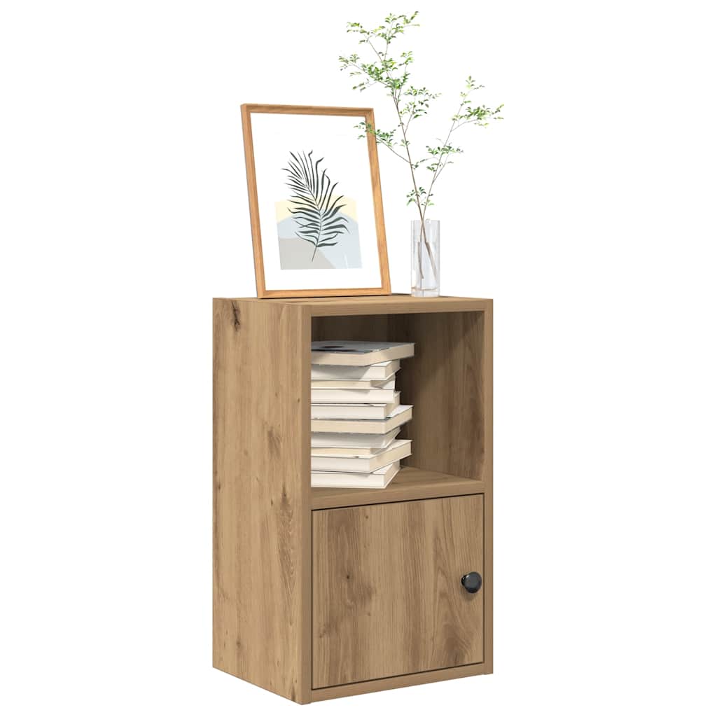 Bokhylle artisan eik 31x24x52 cm konstruert tre