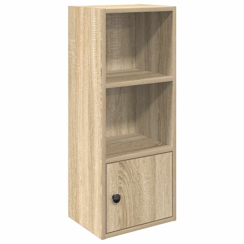Bokhylle sonoma eik 31x24x77 cm konstruert tre