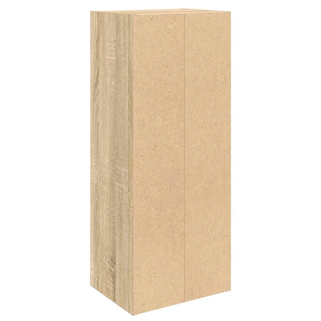 Bokhylle sonoma eik 31x24x77 cm konstruert tre