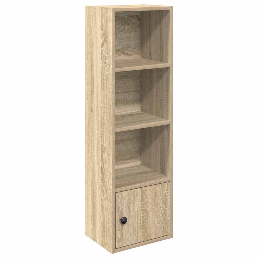 Bokhylle sonoma eik 31x24x102 cm konstruert tre vidaXL