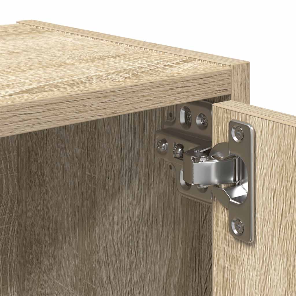 Bokhylle sonoma eik 40x24x52 cm konstruert tre