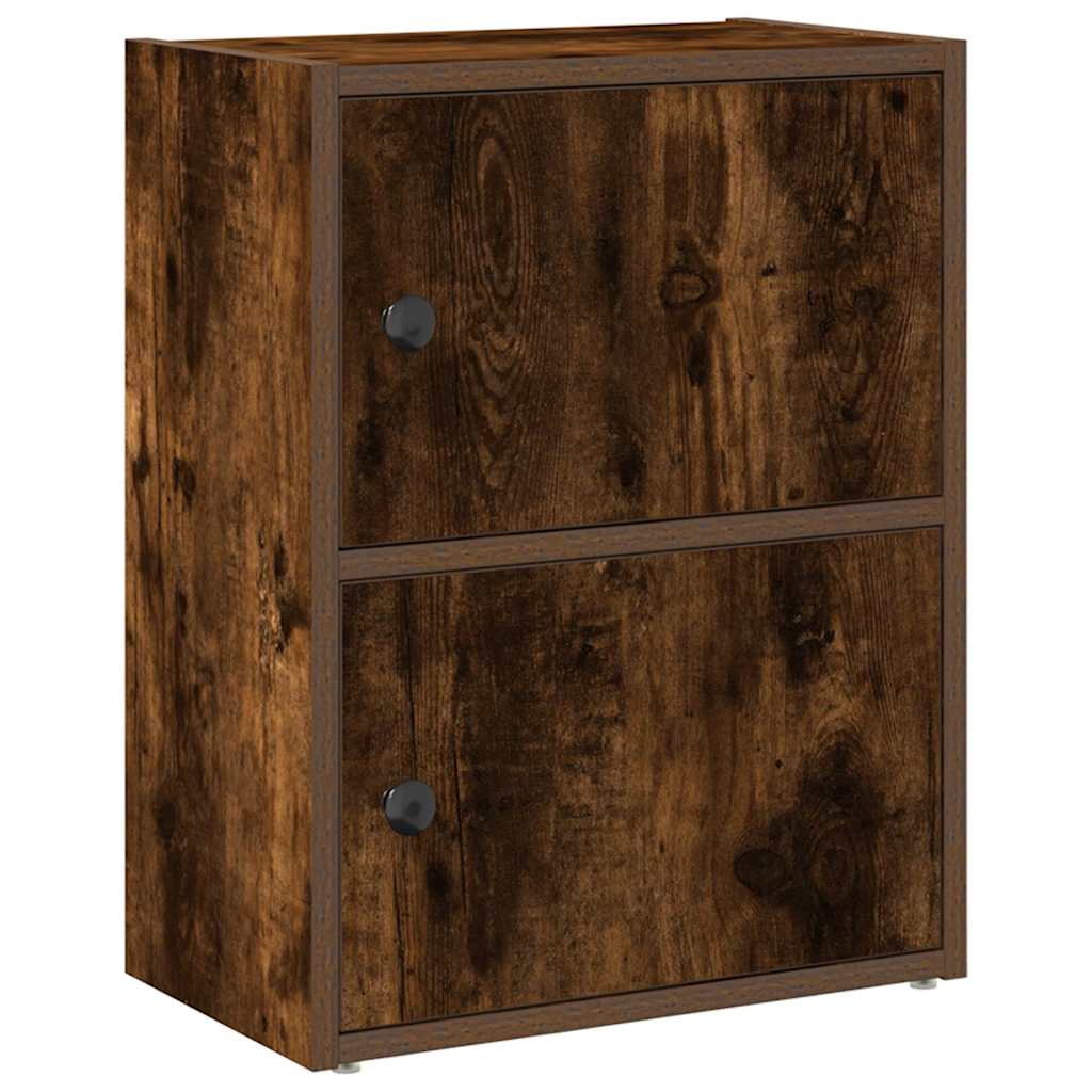 Bokhylle røkt eik 40x24x52 cm konstruert tre