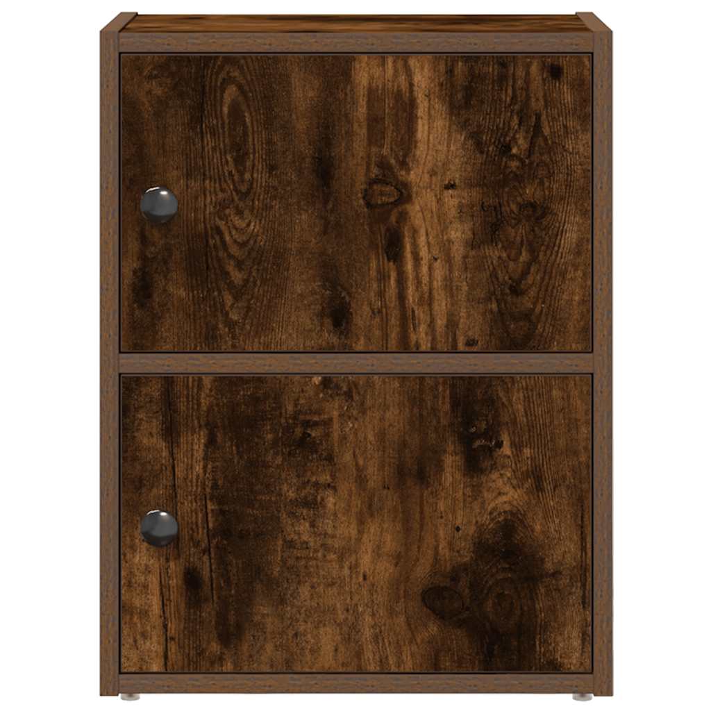 Bokhylle røkt eik 40x24x52 cm konstruert tre