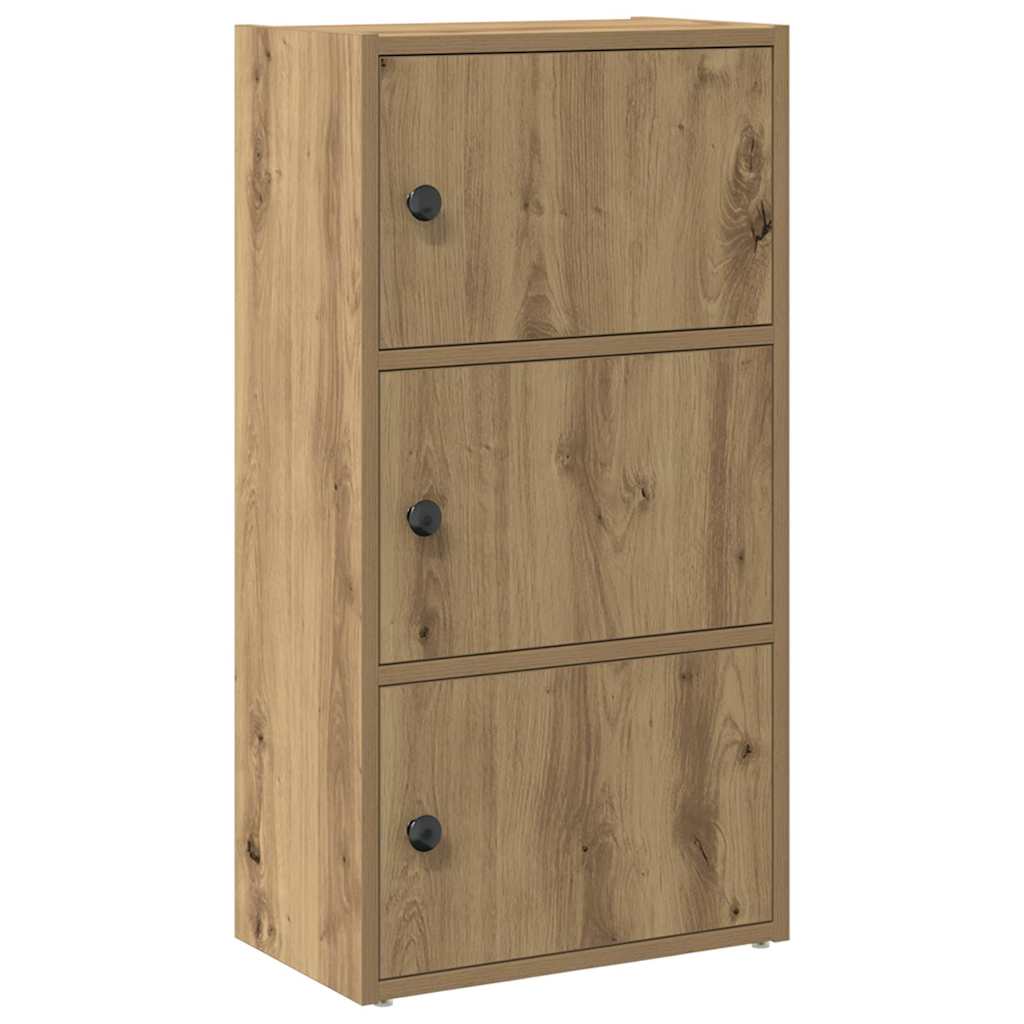 Bokhylle artisan eik 40x24x77 cm konstruert tre