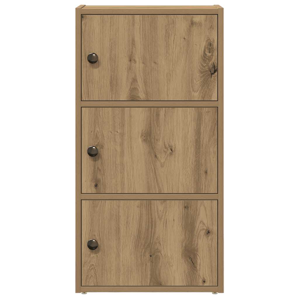 Bokhylle artisan eik 40x24x77 cm konstruert tre