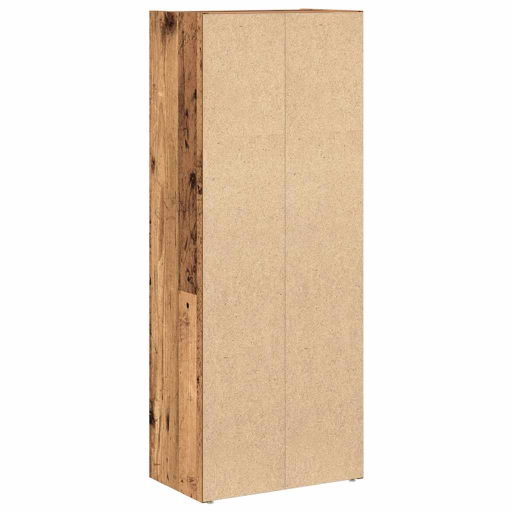 Bokhylle gammelt tre 40x24x102 cm konstruert tre vidaXL