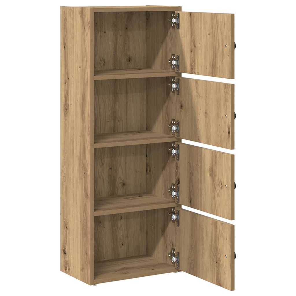 Bokhylle artisan eik 40x24x102 cm konstruert tre vidaXL
