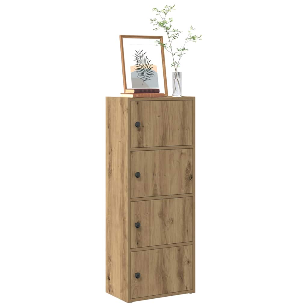 Bokhylle artisan eik 40x24x102 cm konstruert tre vidaXL