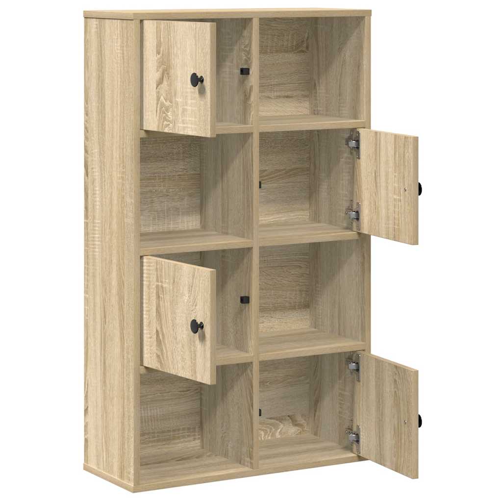 Bokhylle sonoma eik 60x24x101,5 cm konstruert tre