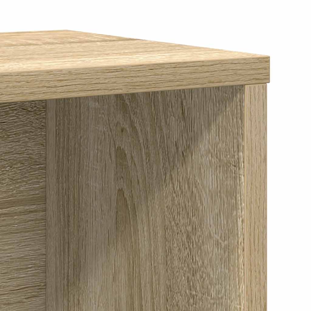 Bokhylle sonoma eik 60x24x101,5 cm konstruert tre