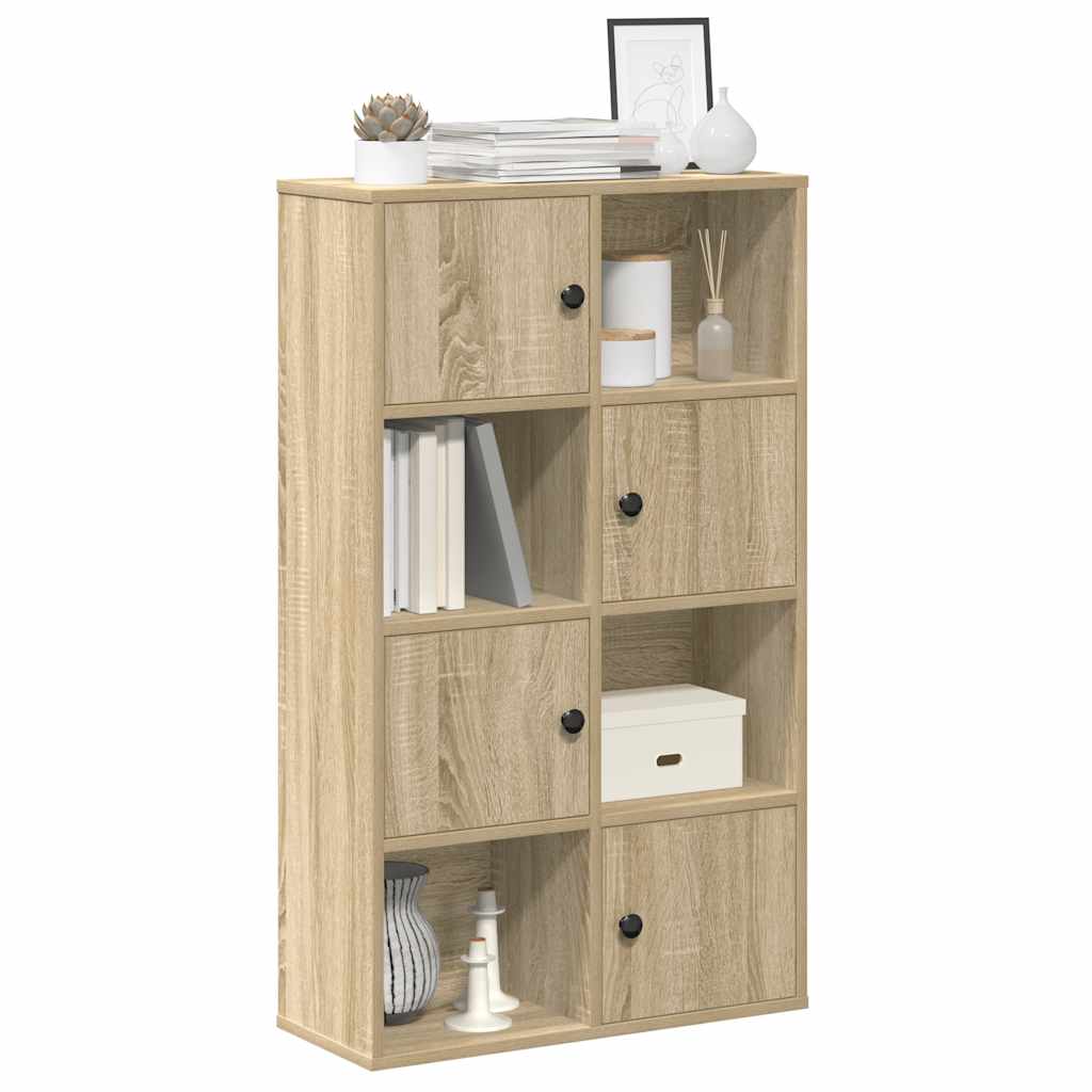 Bokhylle sonoma eik 60x24x101,5 cm konstruert tre