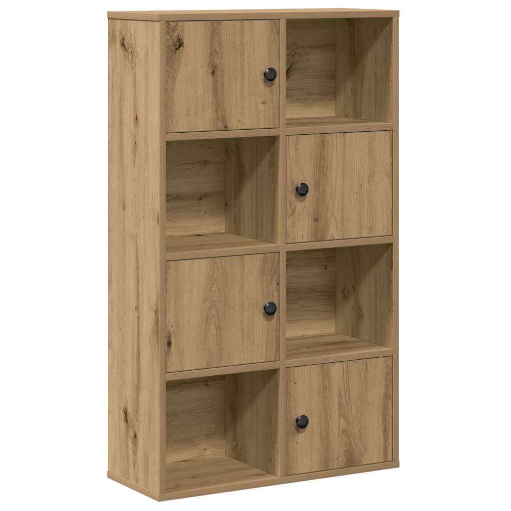 Bokhylle artisan eik 60x24x101,5 cm konstruert tre
