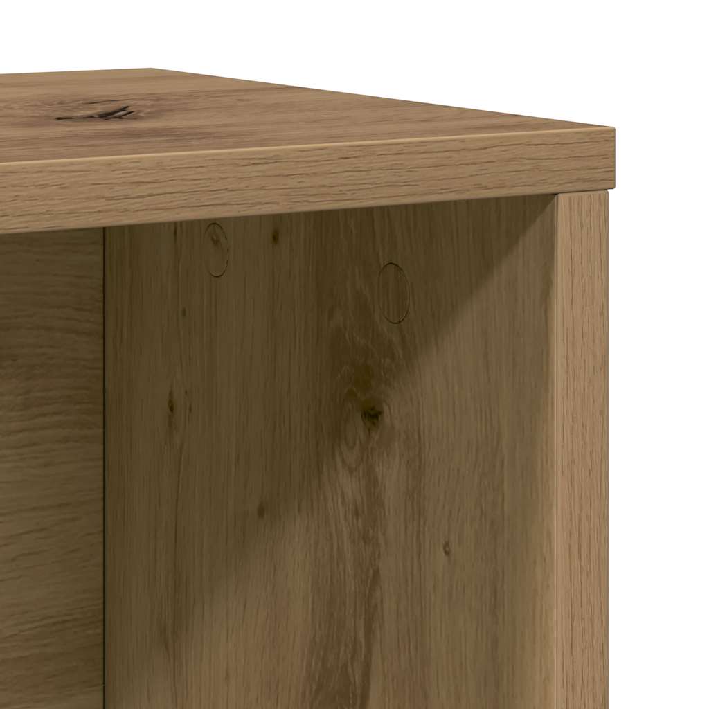 Bokhylle artisan eik 60x24x101,5 cm konstruert tre
