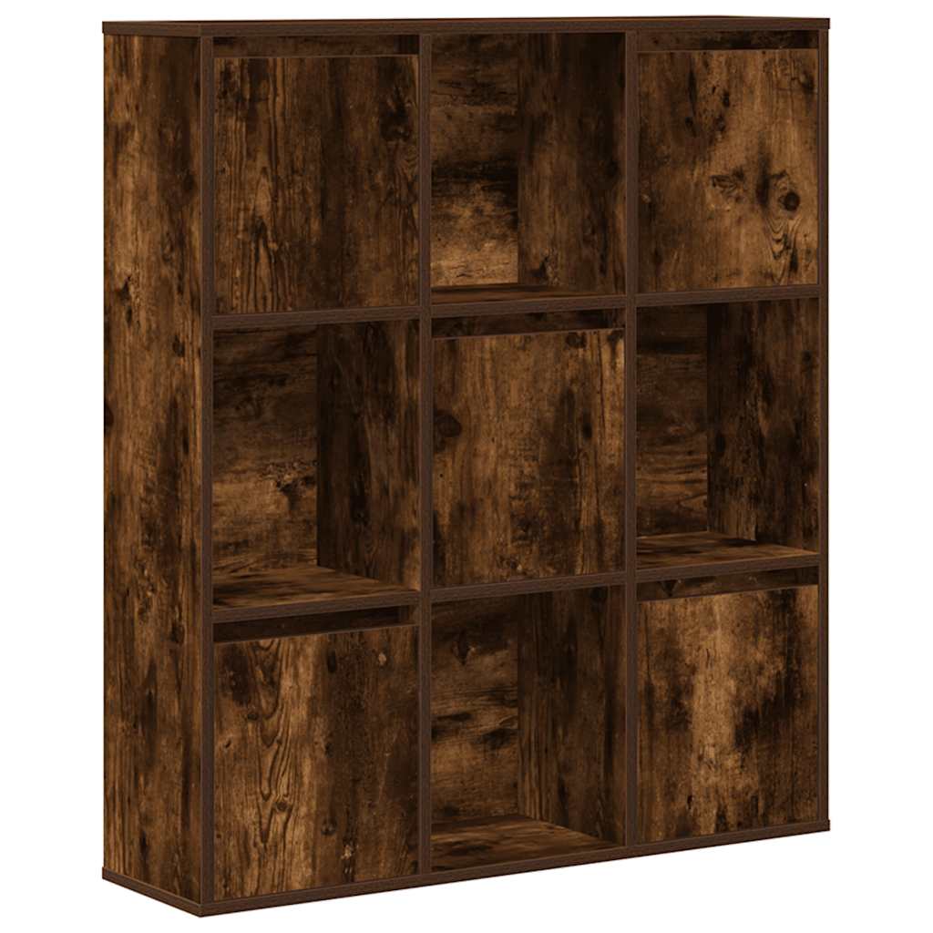 Bokhylle røkt eik 89x24x101,5 cm konstruert tre