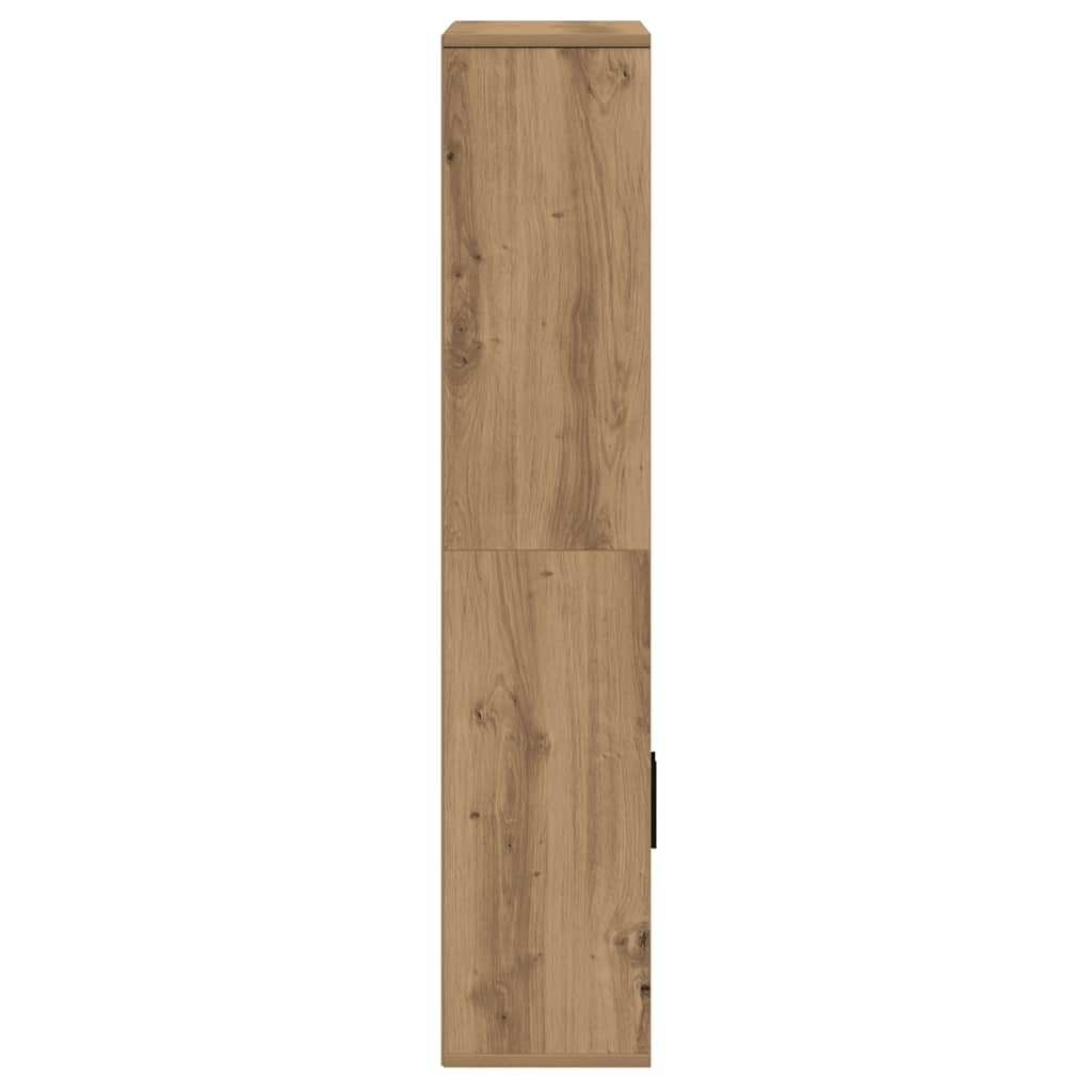 Bokhylle artisan eik 60x24x120 cm konstruert tre