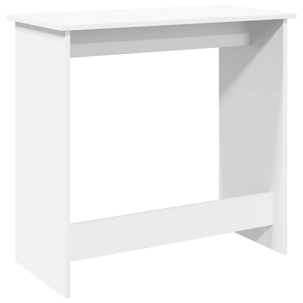 Skrivebord hvit 80x40x75 cm sponplate