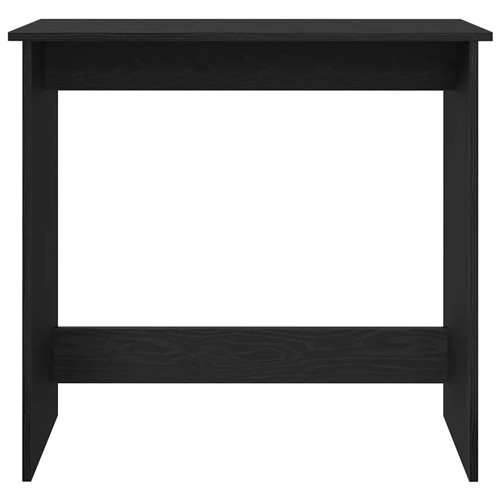 Skrivebord svart 80x40x75 cm sponplate