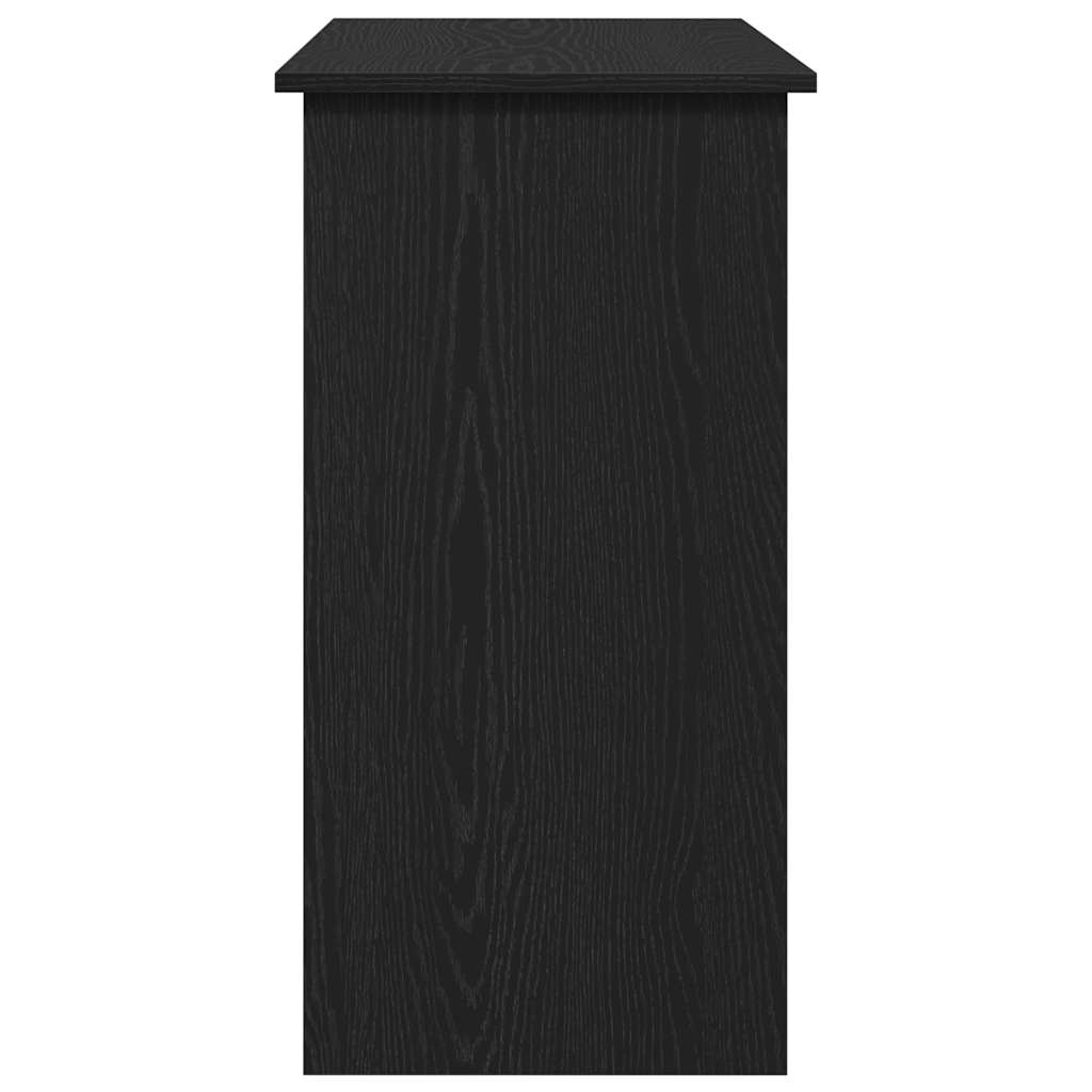 Skrivebord svart 80x40x75 cm sponplate