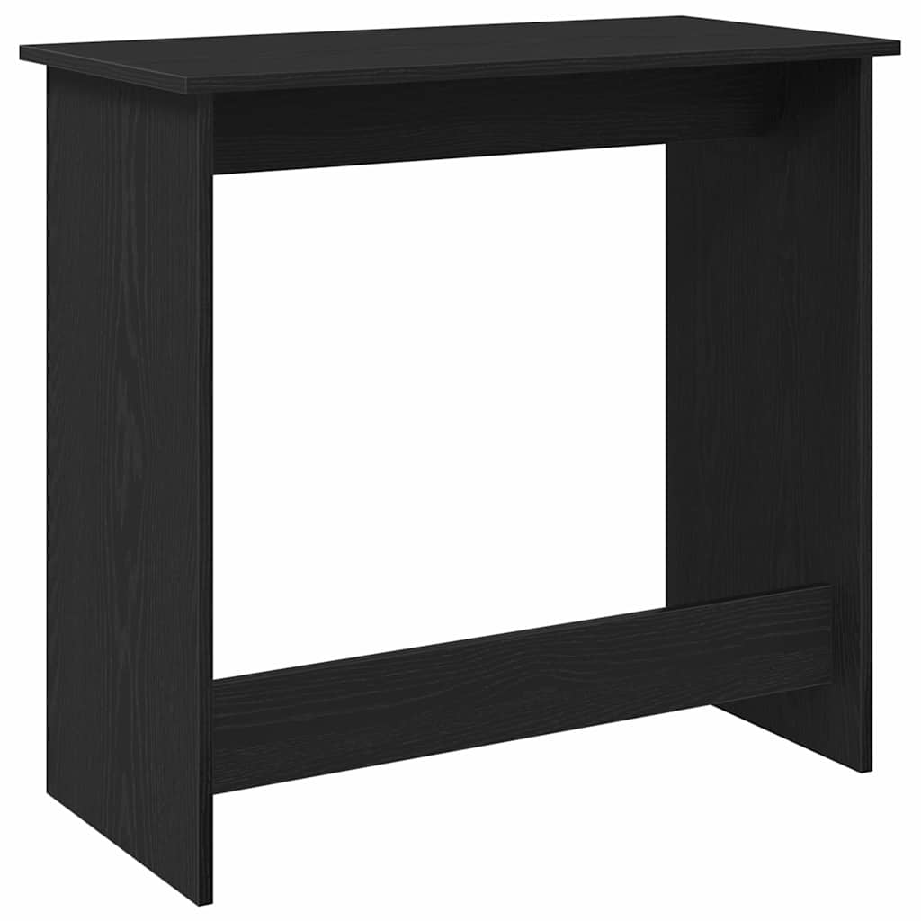 Skrivebord svart 80x40x75 cm sponplate