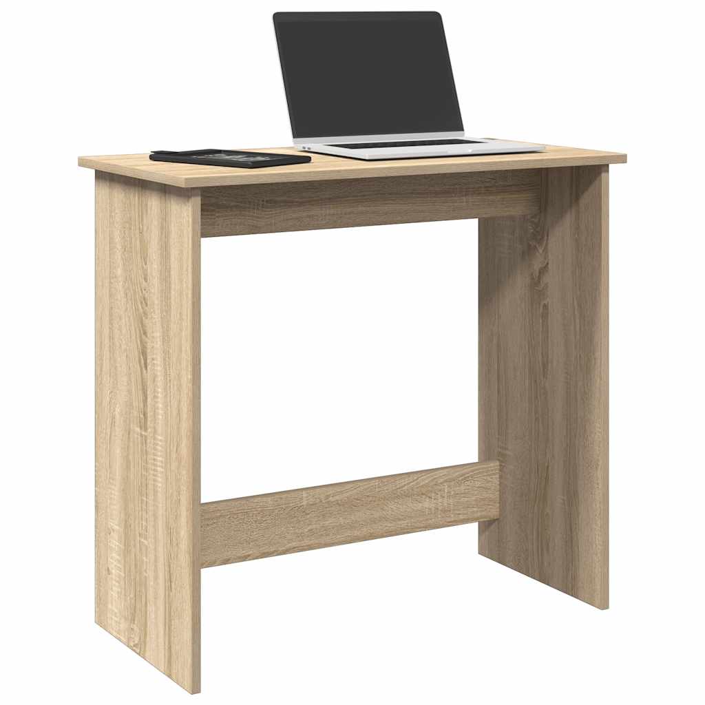 Skrivebord sonoma eik 80x40x75 cm sponplate