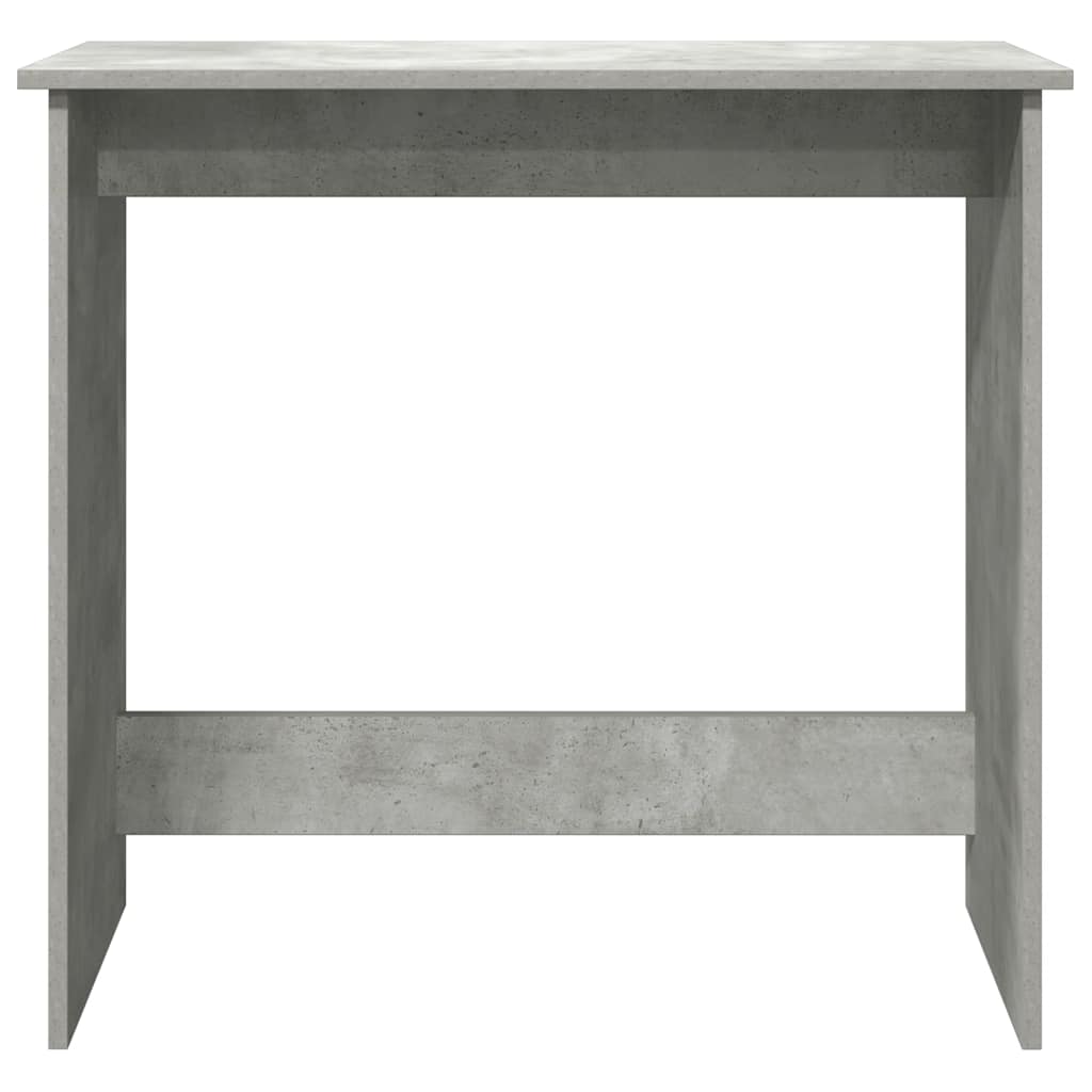 Skrivebord betonggrå 80x40x75 cm sponplate