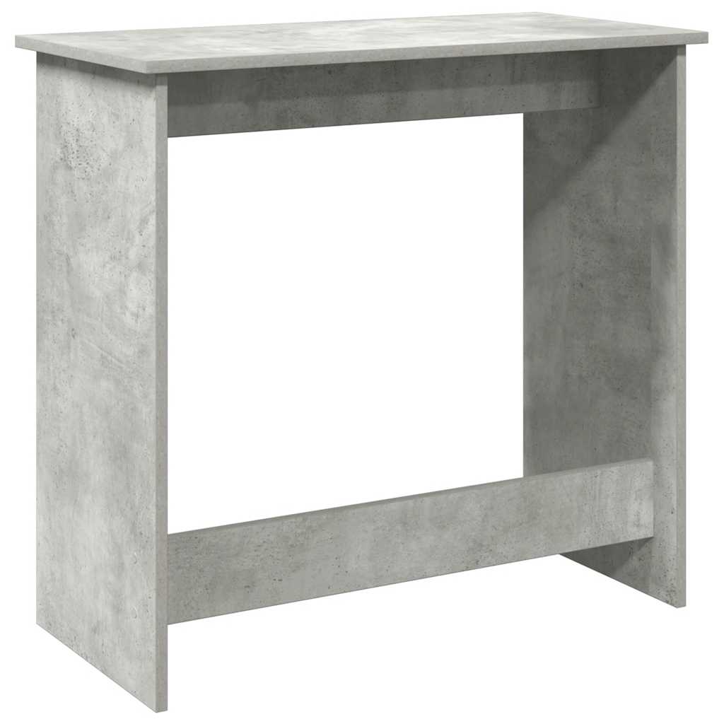 Skrivebord betonggrå 80x40x75 cm sponplate