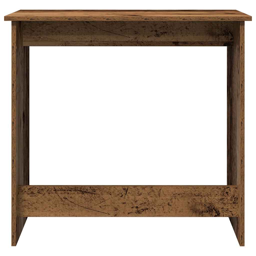 Skrivebord gammelt tre 80x40x75 cm konstruert tre