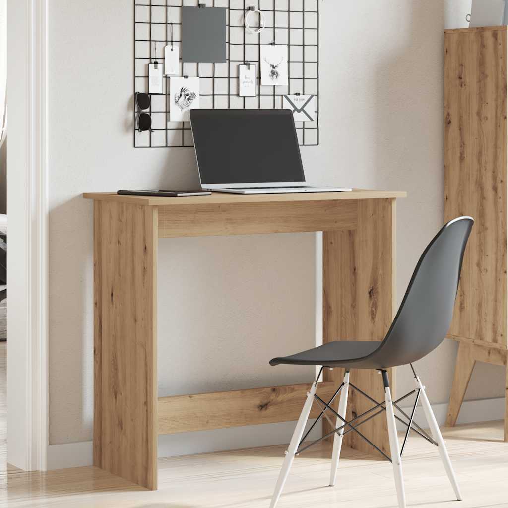 Skrivebord artisan eik 80x40x75 cm konstruert tre