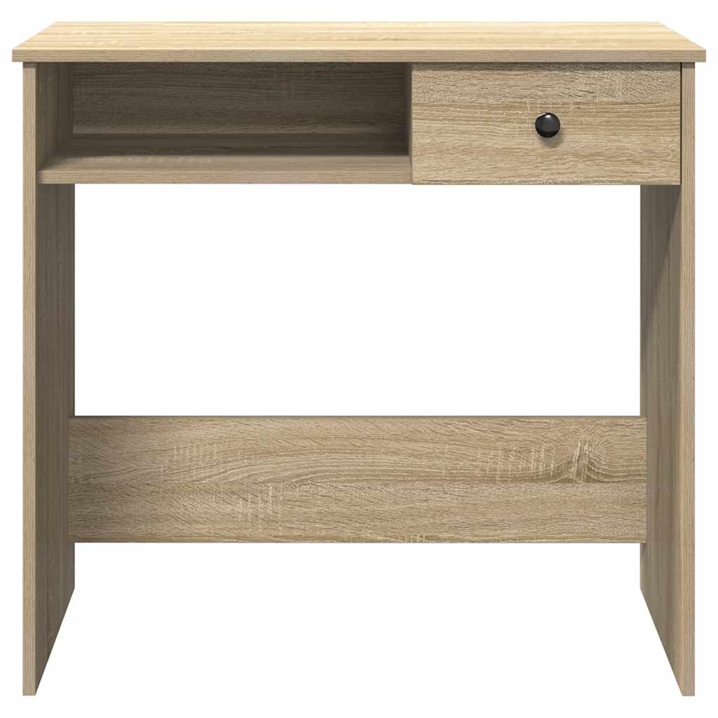 Skrivebord sonoma eik 80x40x75 cm sponplate