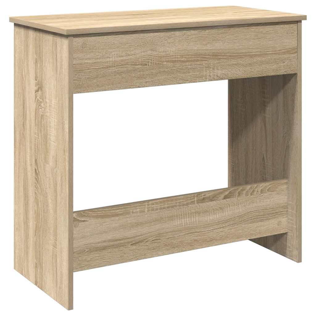 Skrivebord sonoma eik 80x40x75 cm sponplate