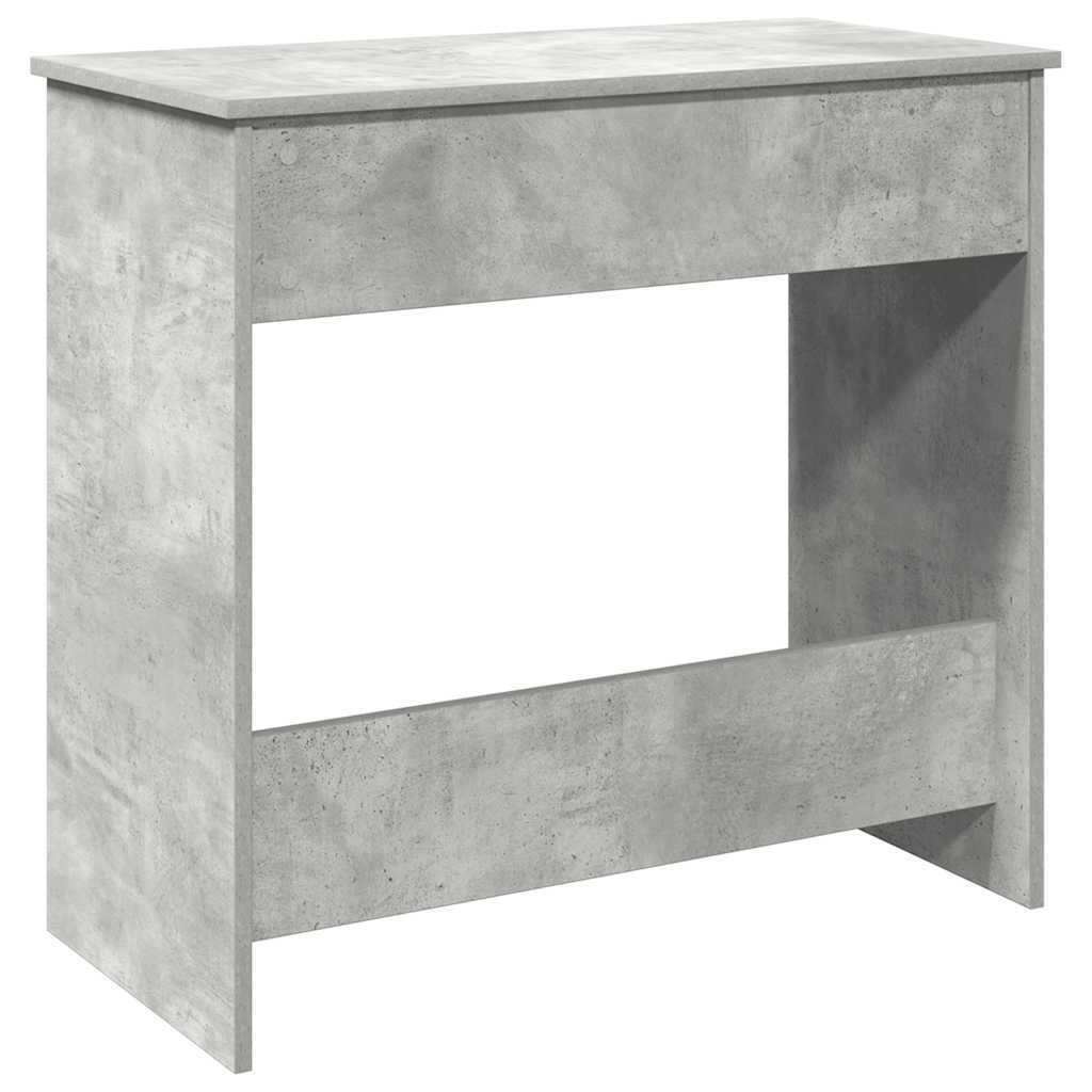 Skrivebord betonggrå 80x40x75 cm sponplate