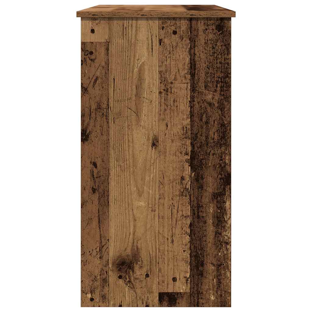 Skrivebord gammelt tre 80x40x75 cm konstruert tre
