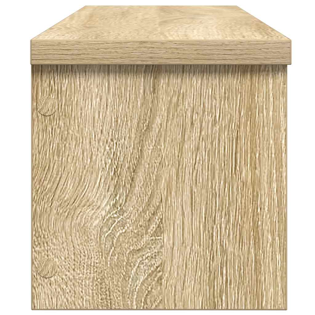 Kjøkkenstativ stablebare 2 stk sonoma eik 50x15x16 cm