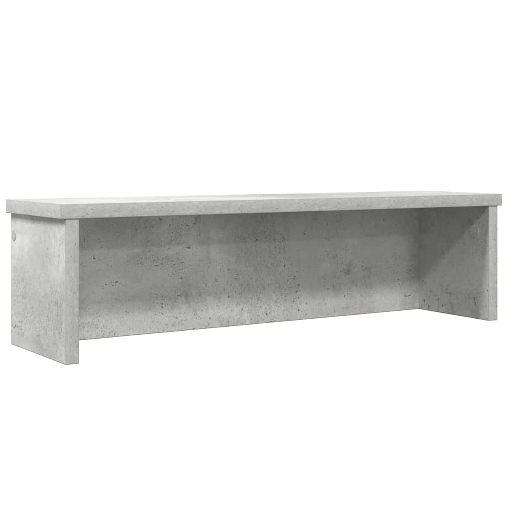 Kjøkkenstativ stablebare betonggrå 50x15x16 cm konstruert tre