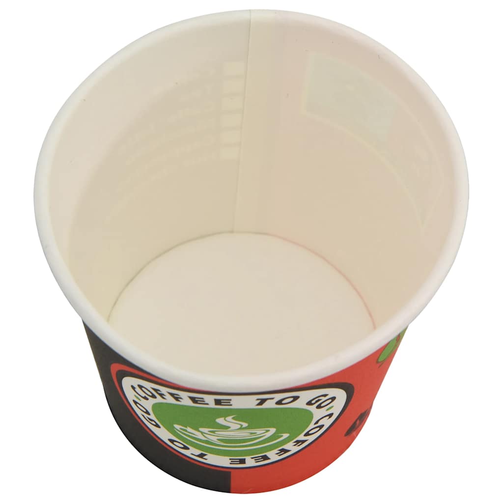 Papir kaffekopper med lokk 1000 stk 4oz 120 ml